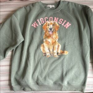 Wisconsin Dog Sweatshirt - Green